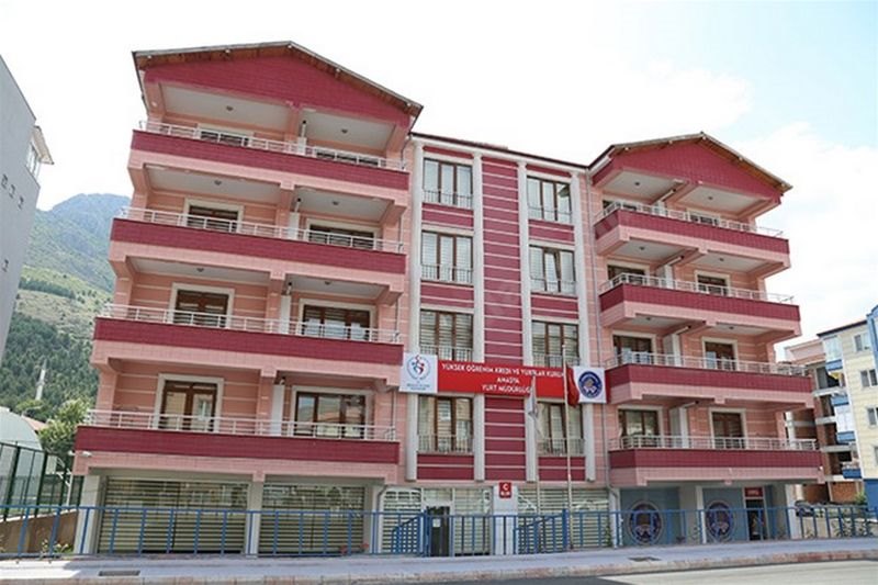 Amasya Kyk Erkek Öğrenci Yurdu - Amasya KYK öğrenci yurdu dış görünüşü