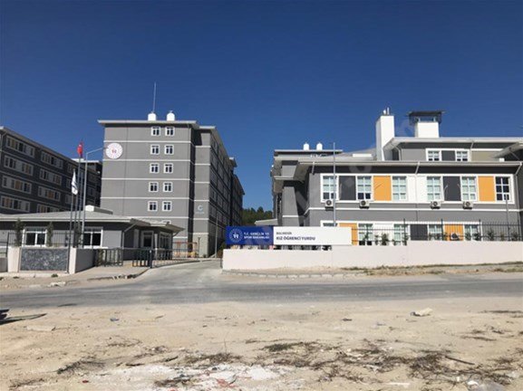 Balıkesir Kyk Kız Öğrenci Yurdu - Balıkesir KYK öğrenci yurdu dış görünüşü