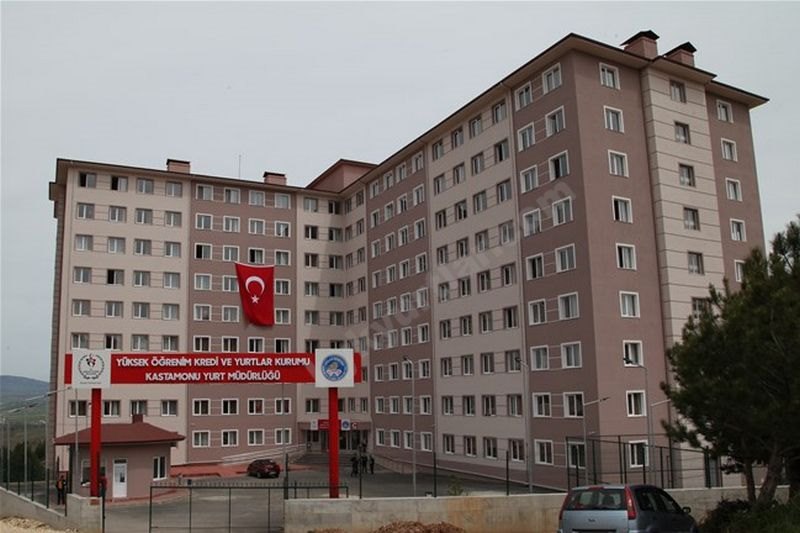 Kastamonu Kyk Erkek Öğrenci Yurdu - Kastamonu KYK öğrenci yurdu dış görünüşü