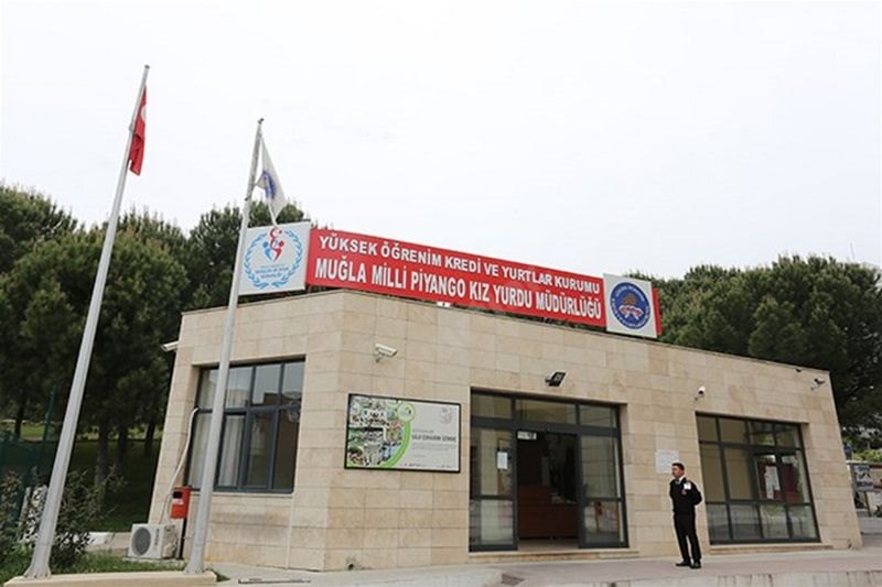 Muğla Milli Piyango Kyk Kız Öğrenci Yurdu - Muğla KYK öğrenci yurdu dış görünüşü