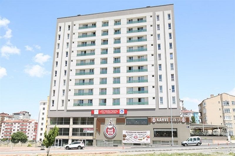 Şule Yüksel Şenler Kyk Kız Öğrenci Yurdu - Kayseri KYK öğrenci yurdu dış görünüşü